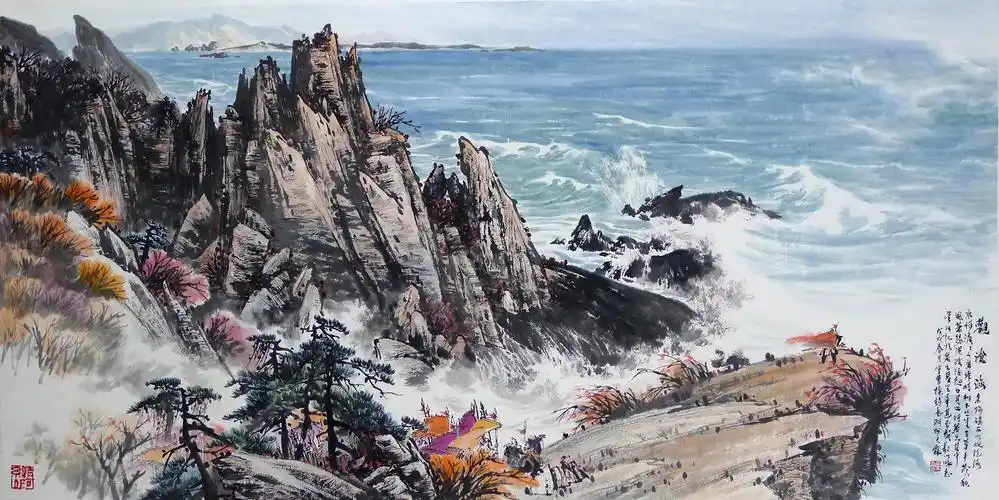 2018年·观沧海·138cmx68cm