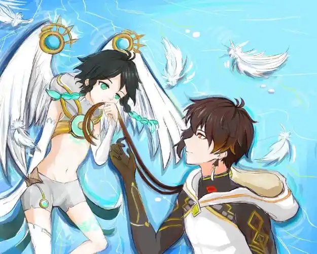 温迪钟离真的很好磕哦