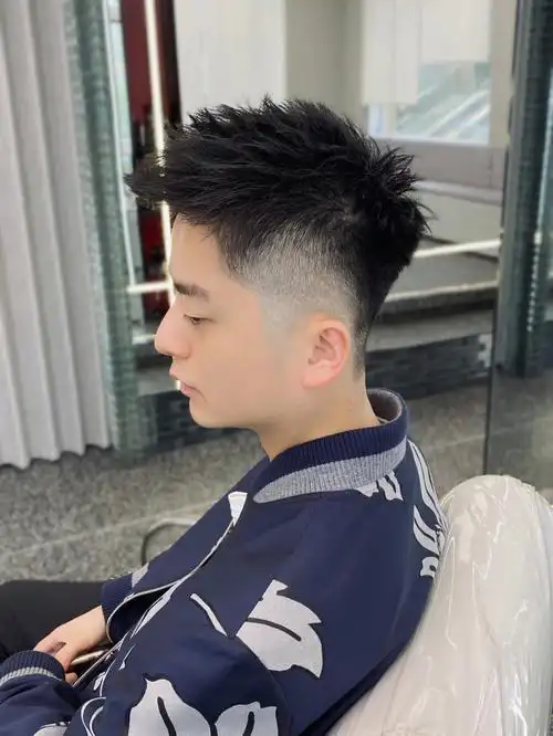 男士发型摩根前刺发型男男生短发