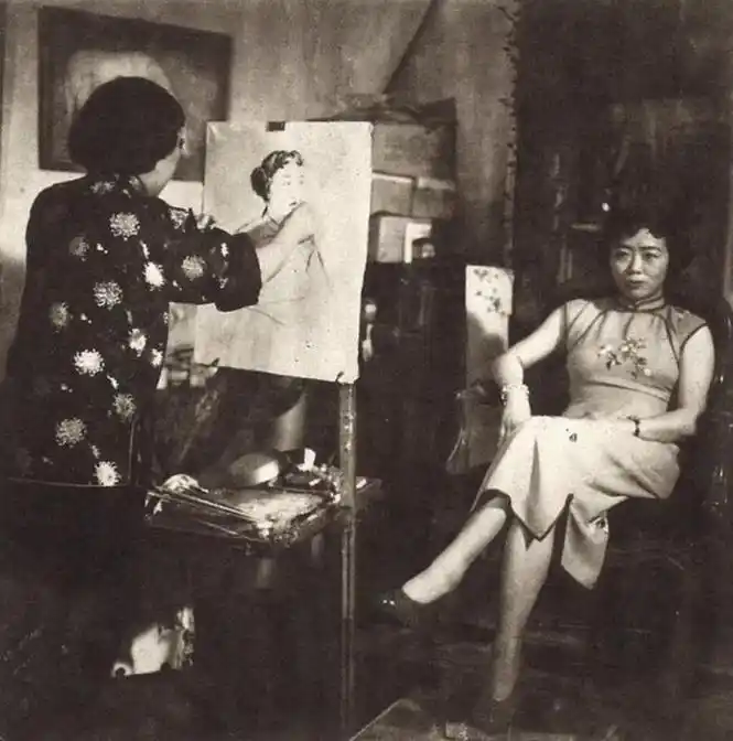 活跃于欧洲画坛的女画家潘玉良