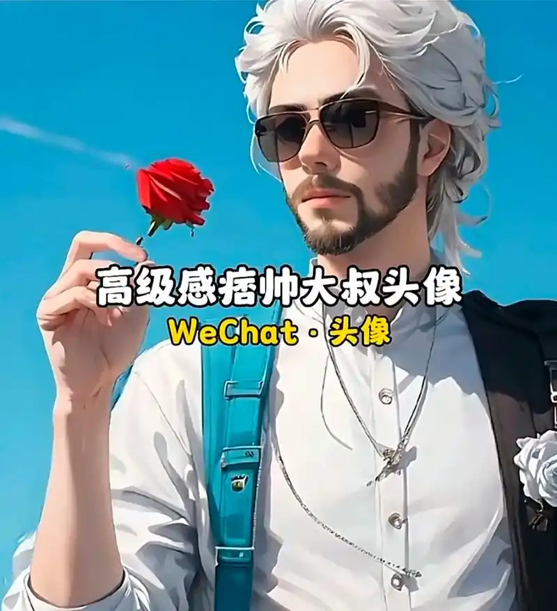 高级感痞帅大叔头像来了……#值得你长期不换的头像 #个性头像 - 抖音