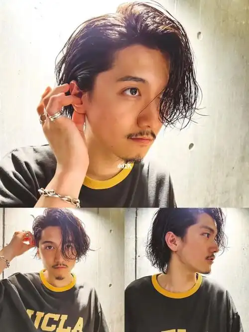 男士发型挂耳发型