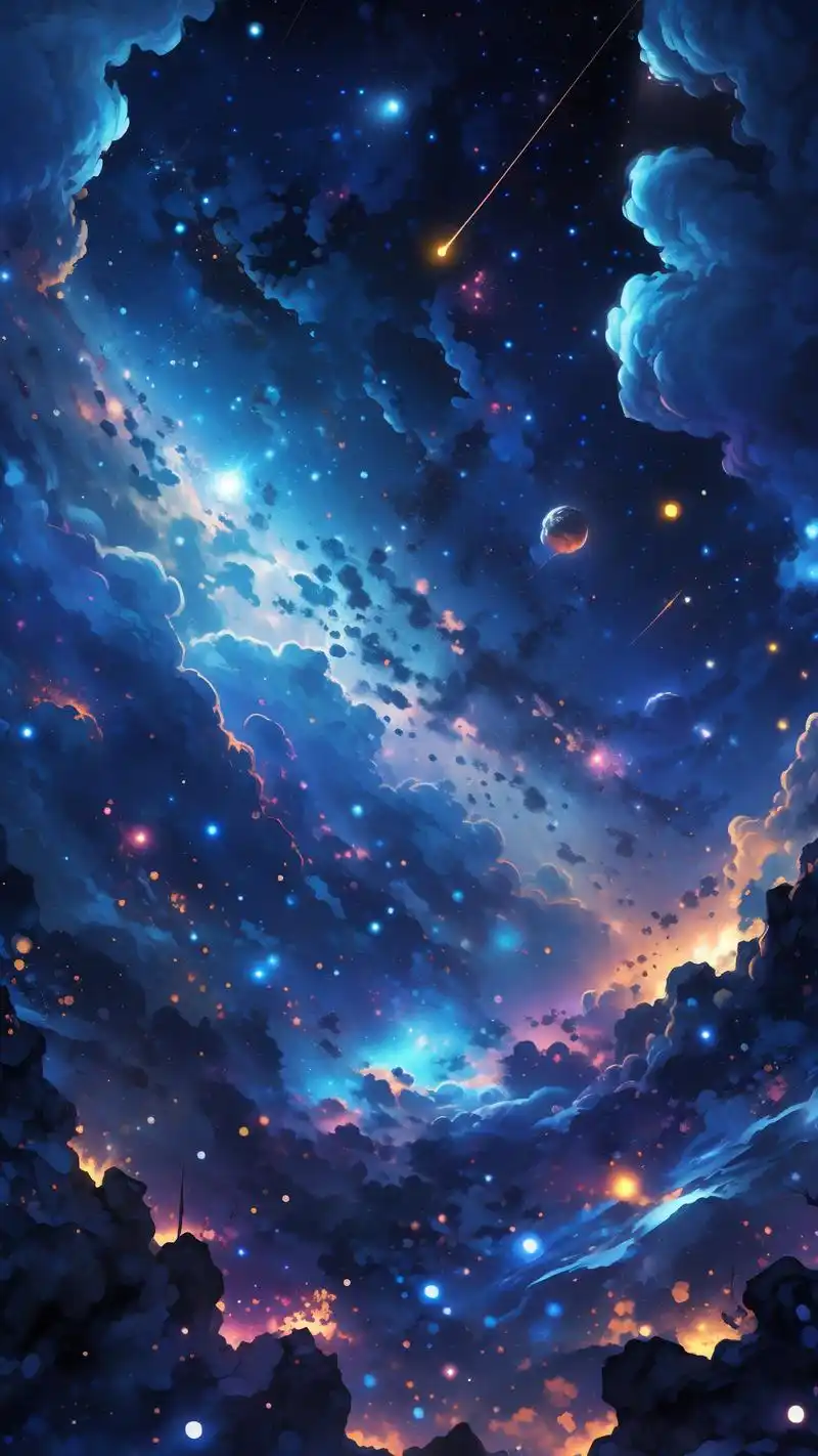 qq夜空壁纸,美化你的聊天背景 想给你的qq聊天背景增添一抹神秘的夜空