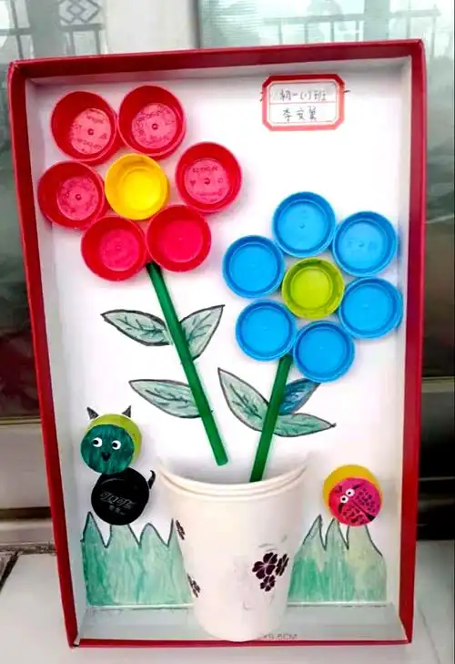 变废为宝,节能环保––记西安市第三十八中学初一年级环保手工作品展