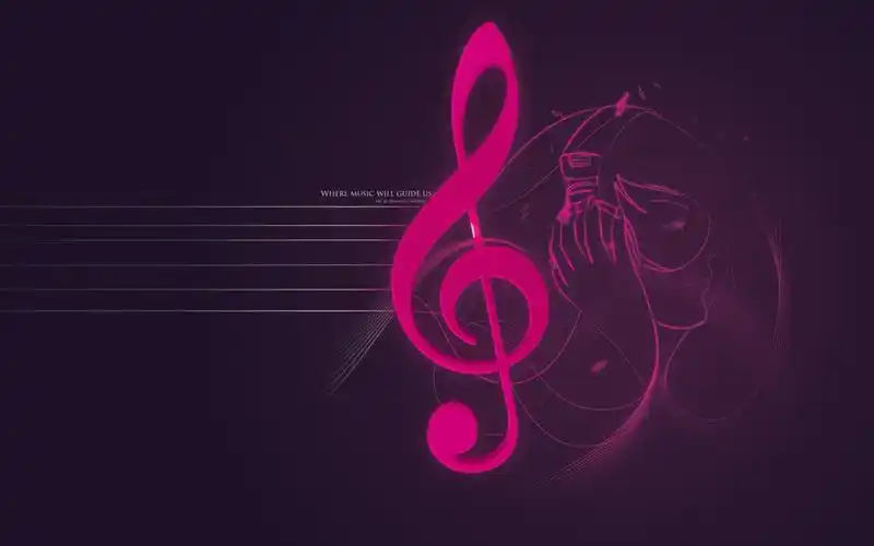 高音谱号――音乐主题壁纸