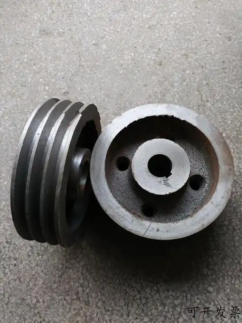 三角皮带轮铸铁皮带盘电机皮带轮三槽b型外径100300mm3槽电机轮3b