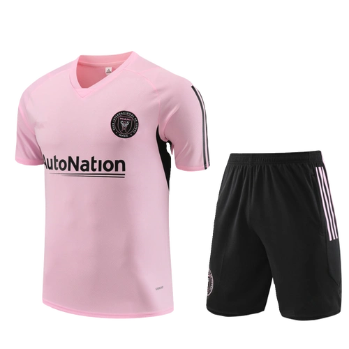 巴黎短袖足球服迈阿密国际巴萨皇马成人儿童定制比赛训练服梅西球