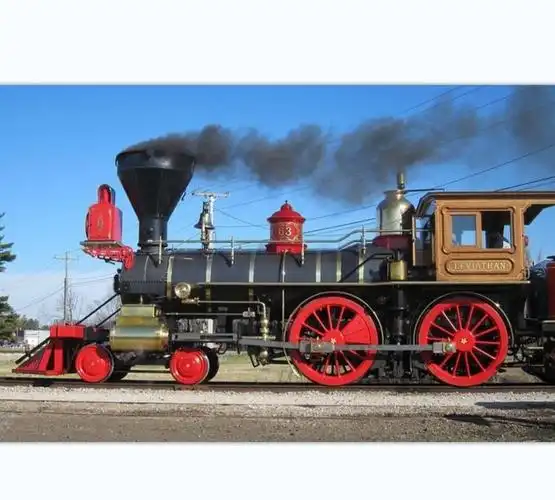 拉萨大型静态复古蒸汽火车头主题餐厅车厢老式街