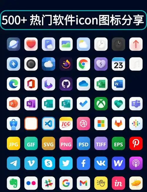 热门软件icon图标分享