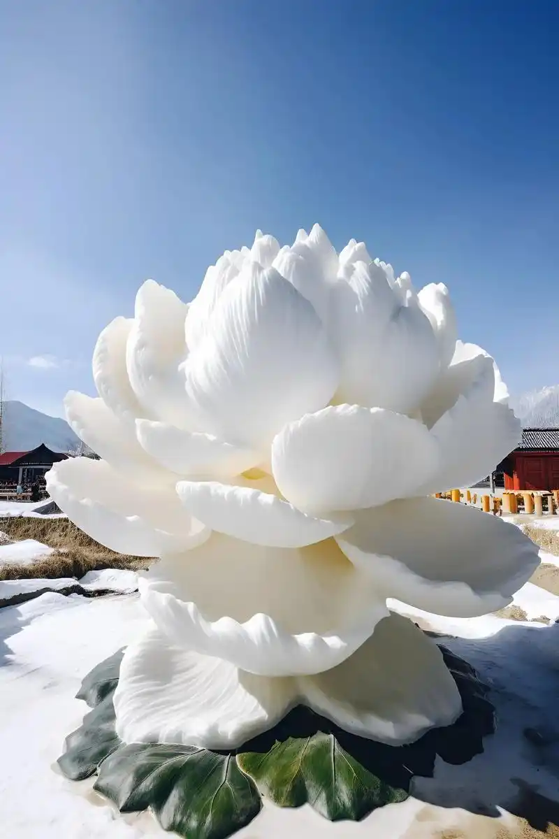 雪莲花花语:顽强,吉祥,圣洁,象征坚韧与希望.具有极高的药用 - 抖音