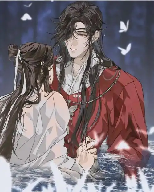 来自插画艺术家rongpu ,这一章是水下那一章吗#天官赐福  #天官赐福花