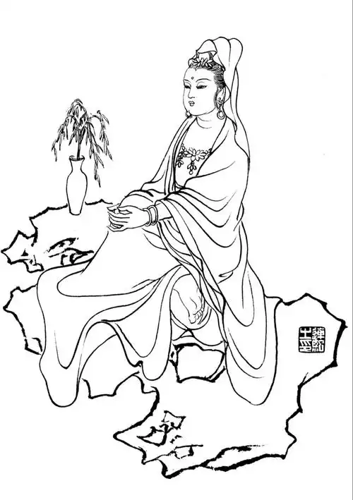 白描-中国神话人物100幅(高清无水印)