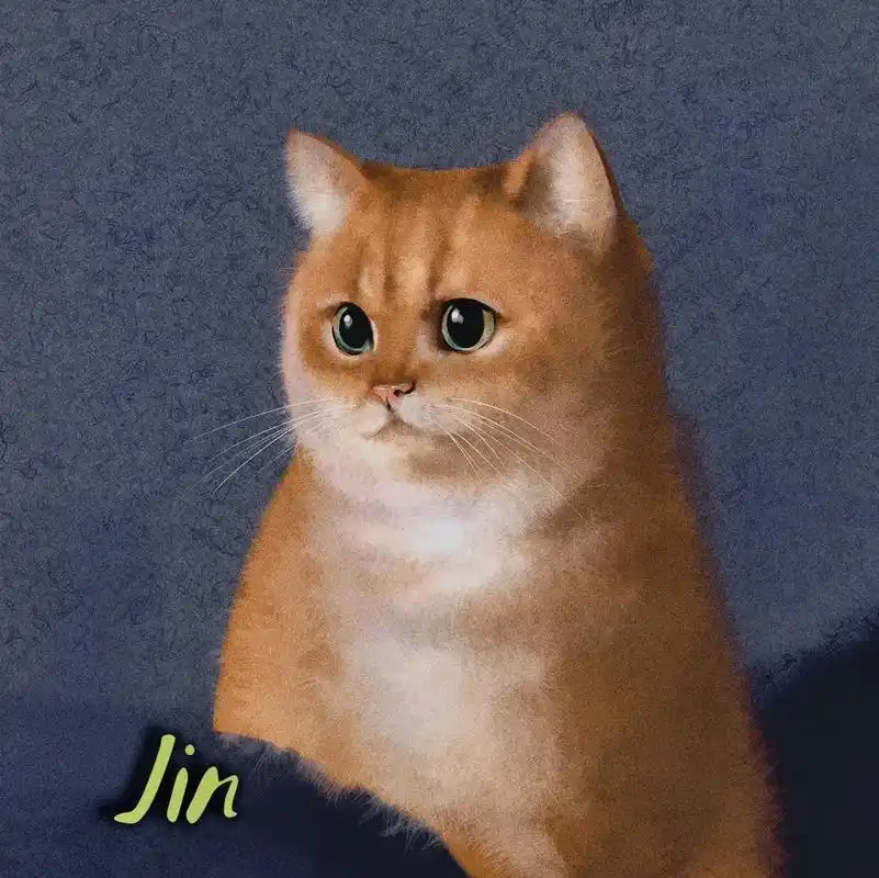 procreate绘画 #金渐层 #画渣日常 小团团 - 抖音