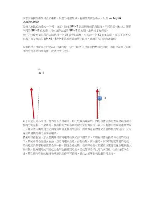 反曲弓弓箭挠度选择_第1页