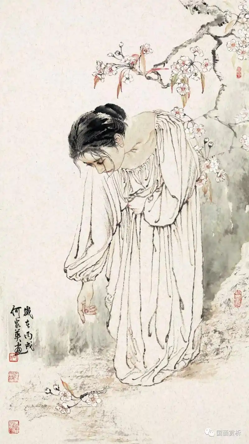 当代人物画领军人物——何家英高清人物画作50幅_国画赏析_零二七艺考