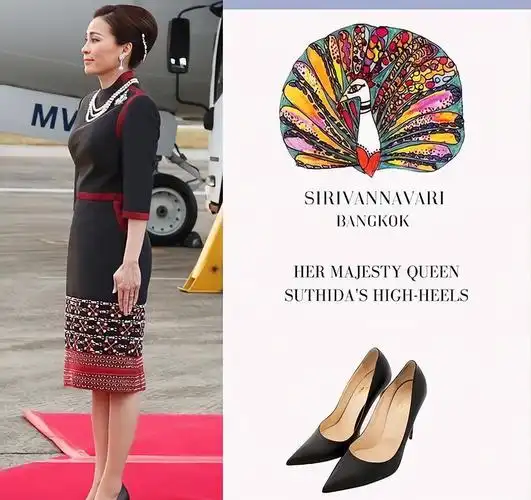 泰国王后苏提达逆袭,精通6国语言还是飞行员,一套刺绣礼服280万