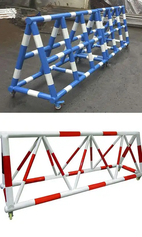 拒马路障移动防冲撞护栏交通单位学校门口挡车隔离设施带刺防护栏05米