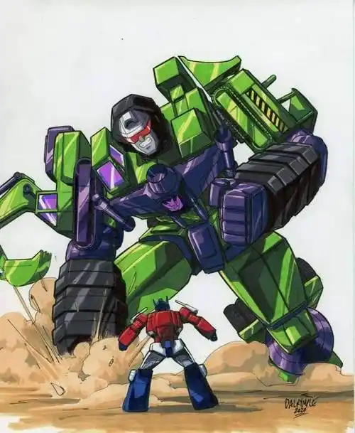 原创变形金刚人物志大力神妇孺皆知的建筑工人