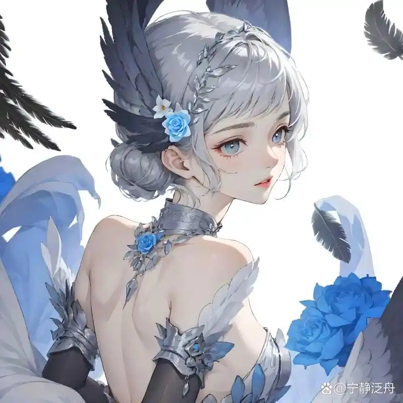 小乔天鹅之梦06丨黑白天鹅闺蜜头0794 黑天鹅(看了昨天发的): "