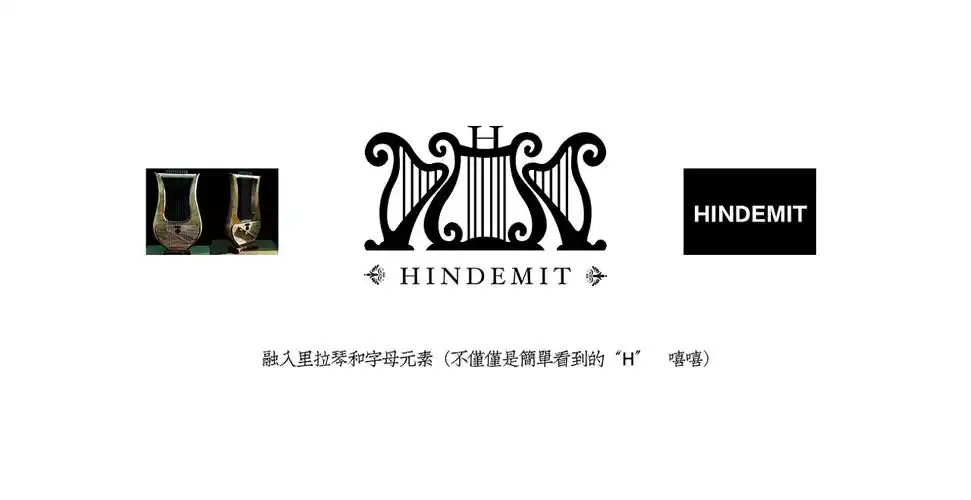 小人物的设计工作笔记-亨德米特钢琴|平面|标志|八分青年格子小猪