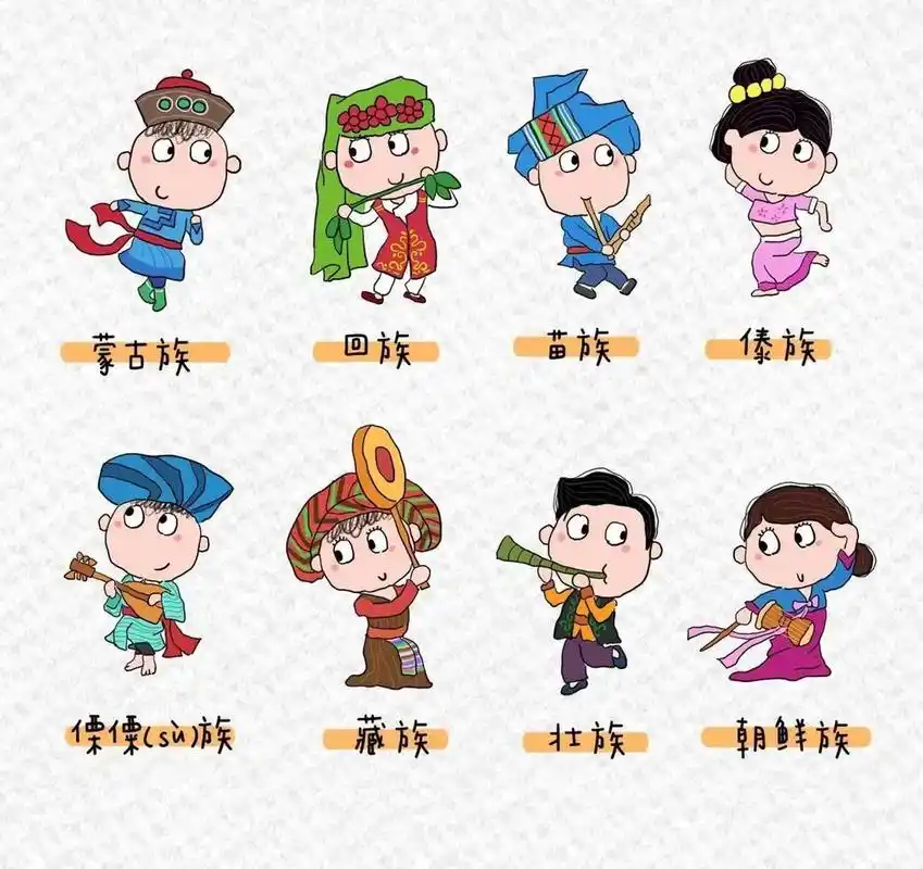 族卡通人物7815 99可直接打印素材哦 角色区,娃娃家 99合适小