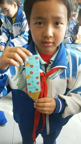 二(3)班小豆豆书签制作比赛