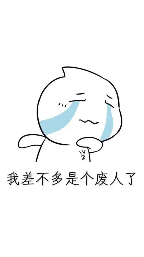 我差不多是个废人了