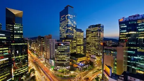 韩国首尔城市风光宽屏壁纸