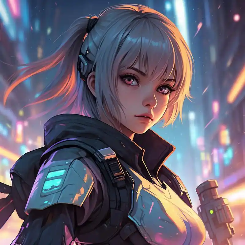 赛博朋克风头像未来科技感十足 超酷的赛博朋克风格头像来啦!