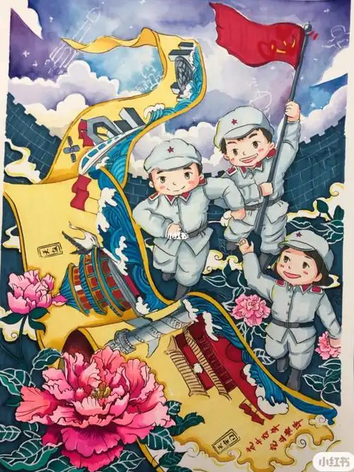 建党100周末主题绘画