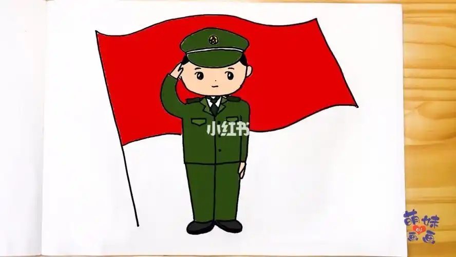 学画军人简笔画向奋战在疫情中的英雄致敬简笔画教程简笔画教程敬礼的