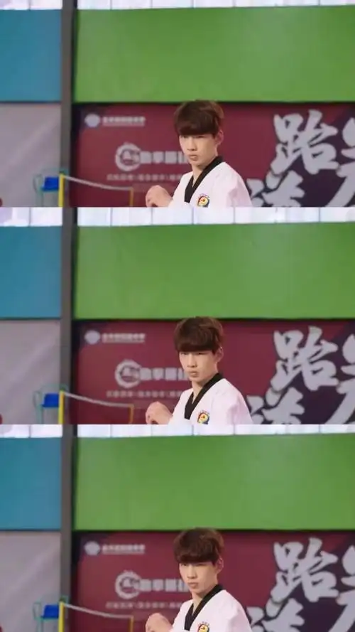 会跆拳道的男生太帅了#龙拳小子林秋楠长大了 #少林小子 #电影少林