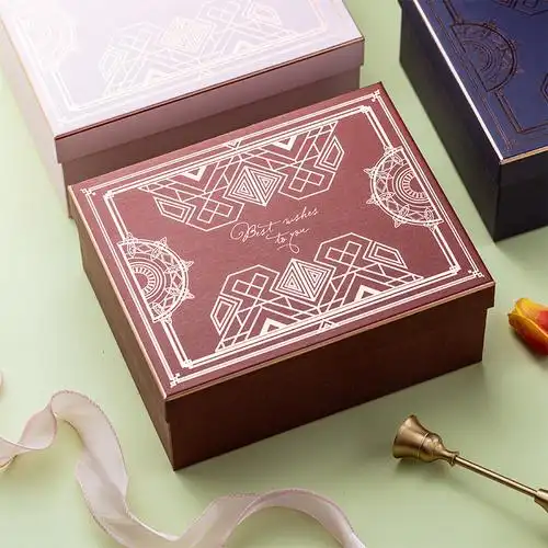 结婚伴娘伴手礼盒空盒子高级新年年货礼品包装盒男生款礼物盒简约