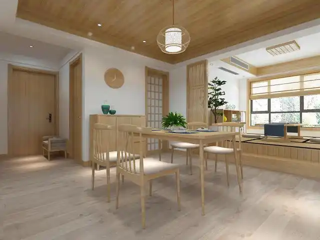 120平米日式风格装修,全屋采用原木色系,温馨感充满了整屋