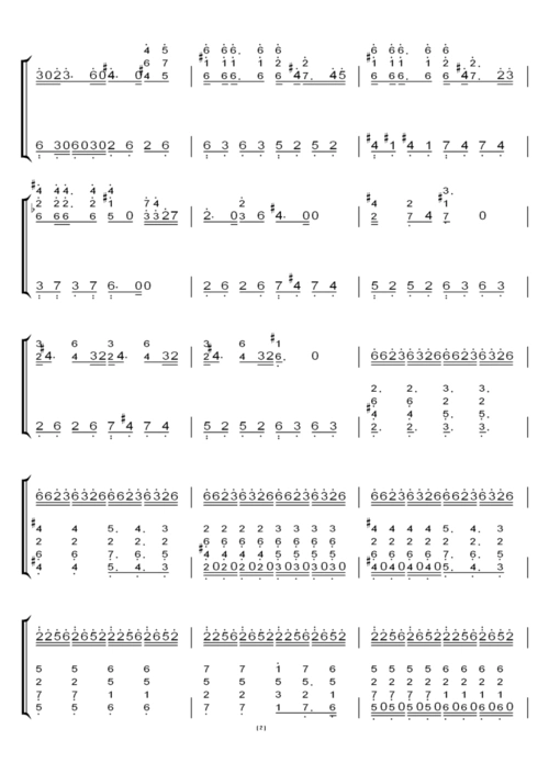 summer(菊次郎的夏天)双手 简谱