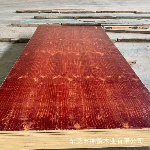 建筑模板厂家 工地红模板 中间无空洞 周转多 厂价供应