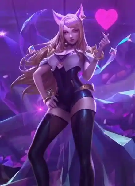 英雄联盟九尾妖狐阿狸kda女团皮肤#英雄联盟英雄联盟英雄联盟联盟