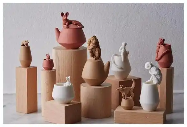 陶瓷上濒临灭绝的动物