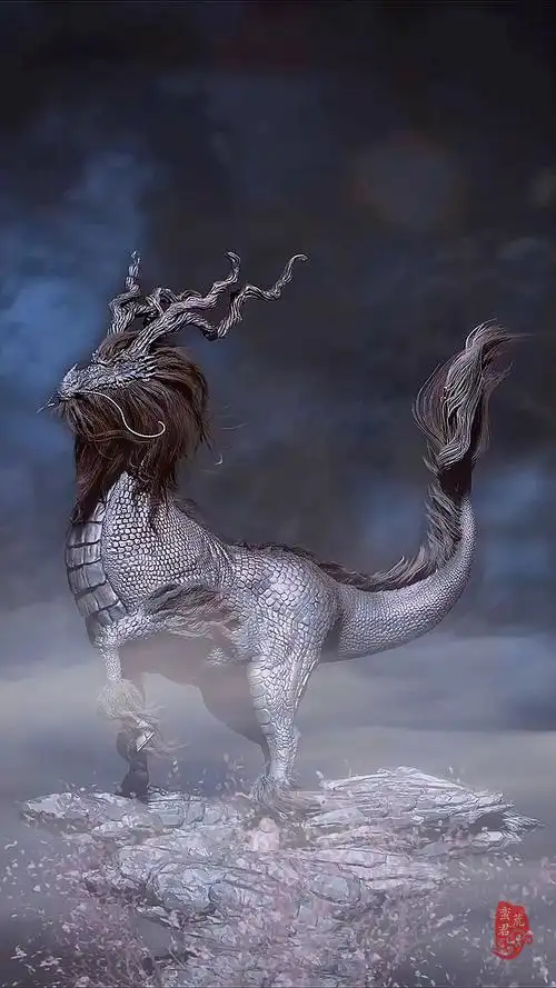 山海经#《山海异兽·麒麟》:大地有神守,麒麟来做人间瑞.