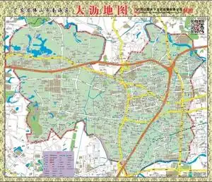 17年10月佛山市南海区大沥交通旅游行政乡镇村落街道小区分布地图