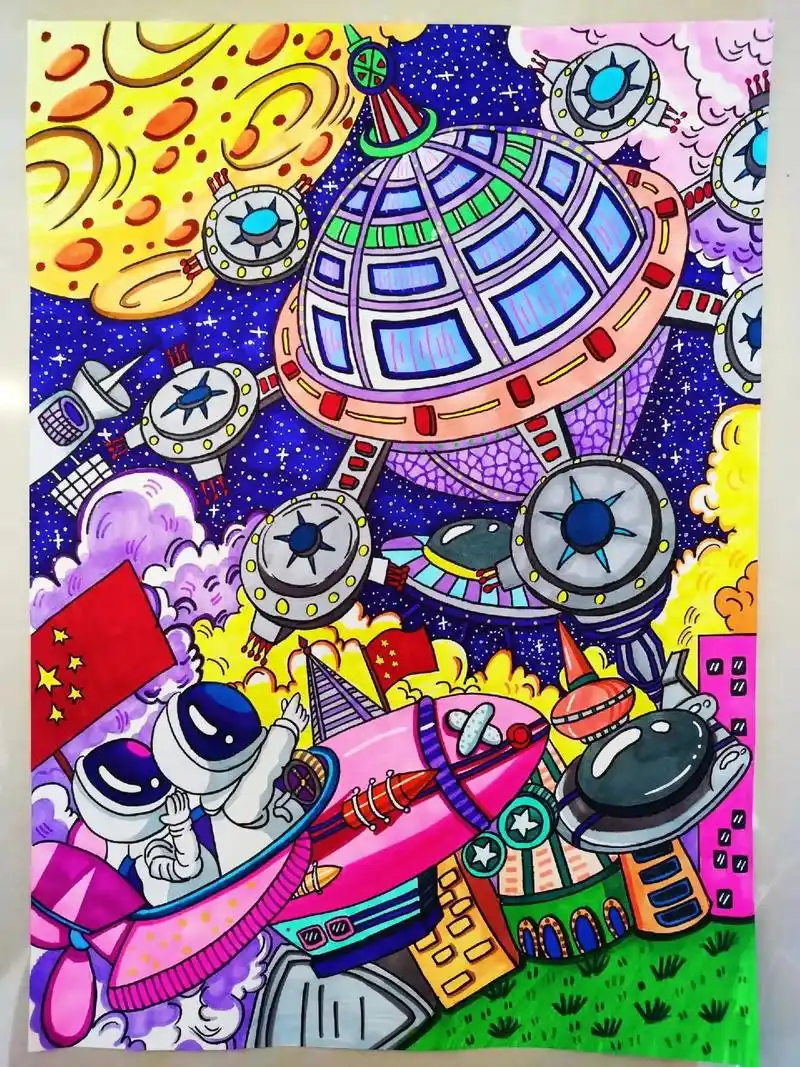 科幻画比赛省赛第一名05.