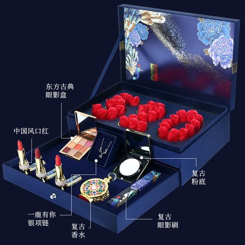 新款口红套装礼盒投影520礼物创意新品送女友生日礼物送媳妇