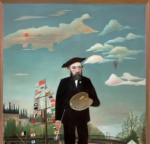 有风景的自画像myselfportraitlandscape