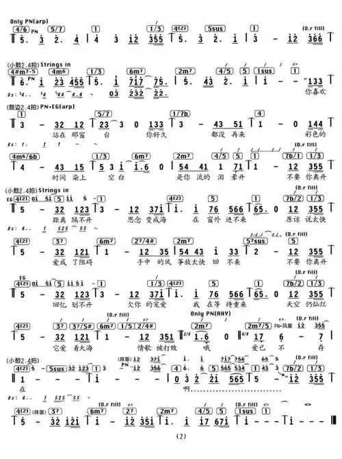 龙卷风简谱周杰伦_周杰伦 龙卷风 钢琴简谱