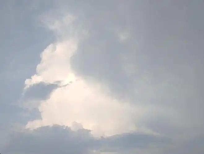 雷阵雨后的天空