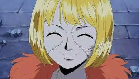 海贼王里一个金色bobo头 紫色眼睛 脸上有疤的女人是谁