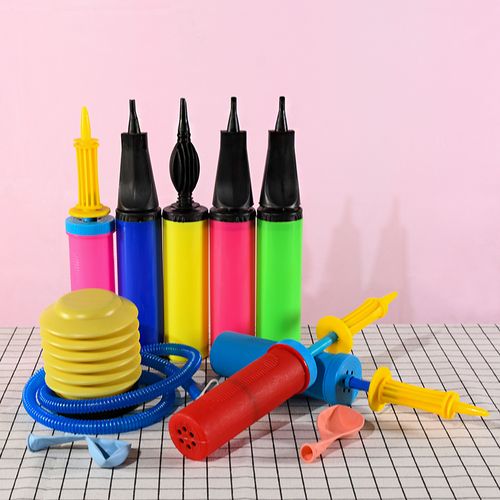 气球打气泵双向手持手动手推气筒游泳圈跳跳马瑜伽球打气筒充气泵