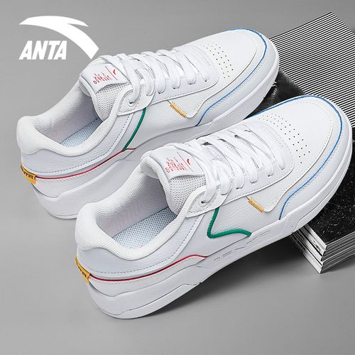 安踏踏板男鞋2022冬季新款厚底低帮鞋子潮鞋板鞋