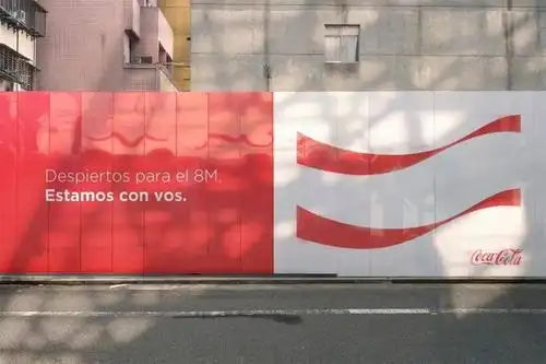 可口可乐的创意广告牌