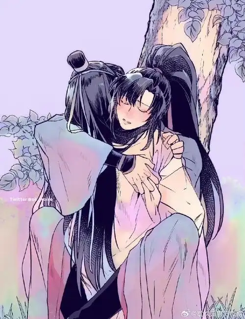 魔道祖师动画##魔道祖师#汪叽羡羡野外相拥,魏无羡又幸福了twi:67
